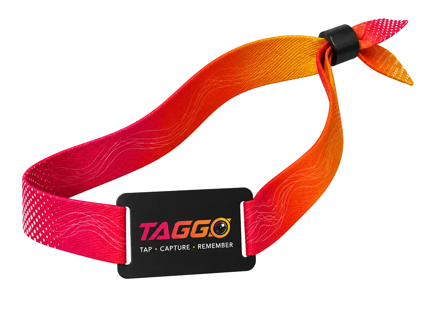 Het stoffen TagGo-bandje.